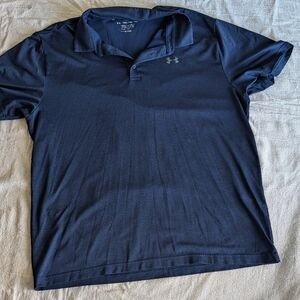 Under Armour Men's Navy Polo Shirt